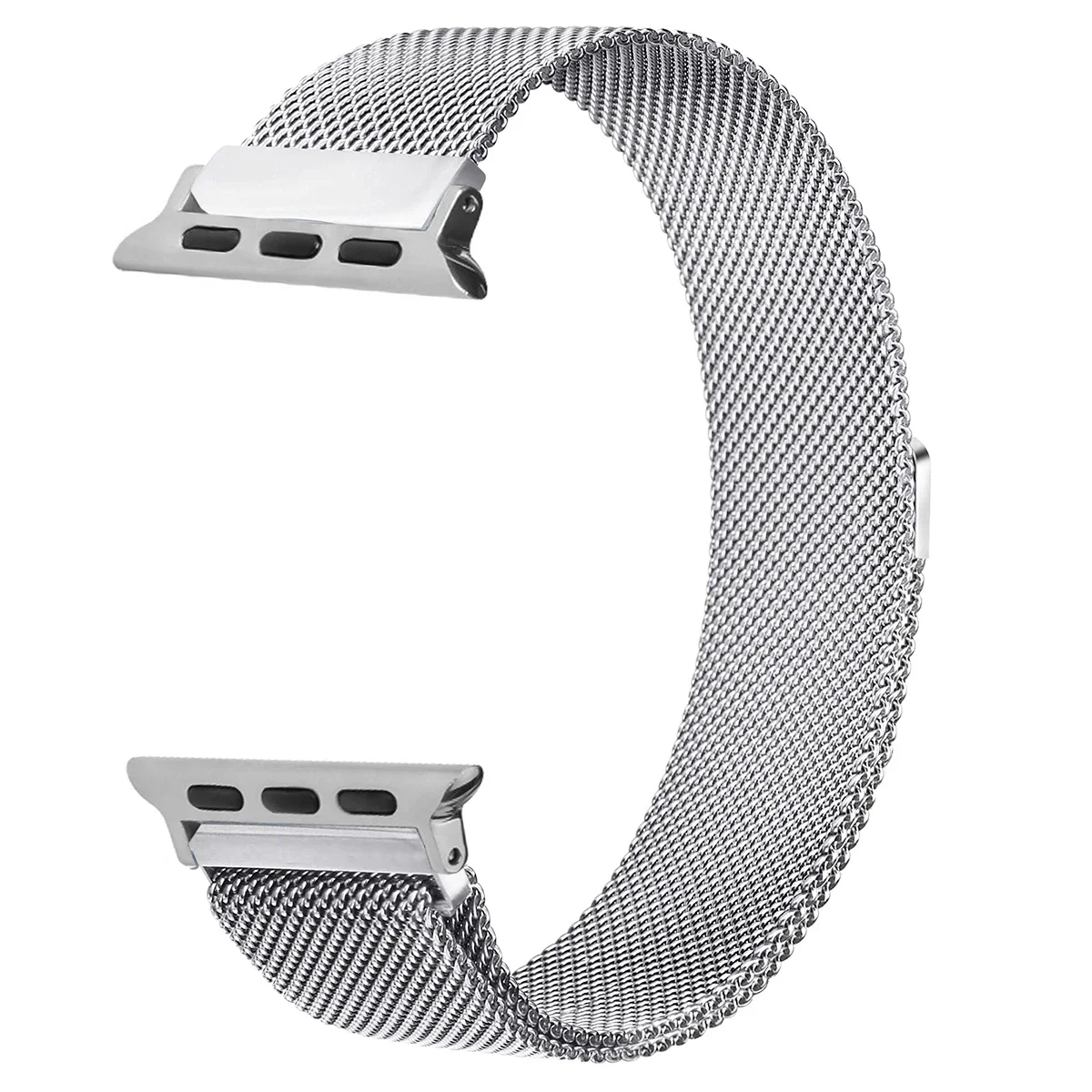 Stainless steel metallic Milan strap suitable for Apple Watch series 987654321 men and women to replace mesh strap