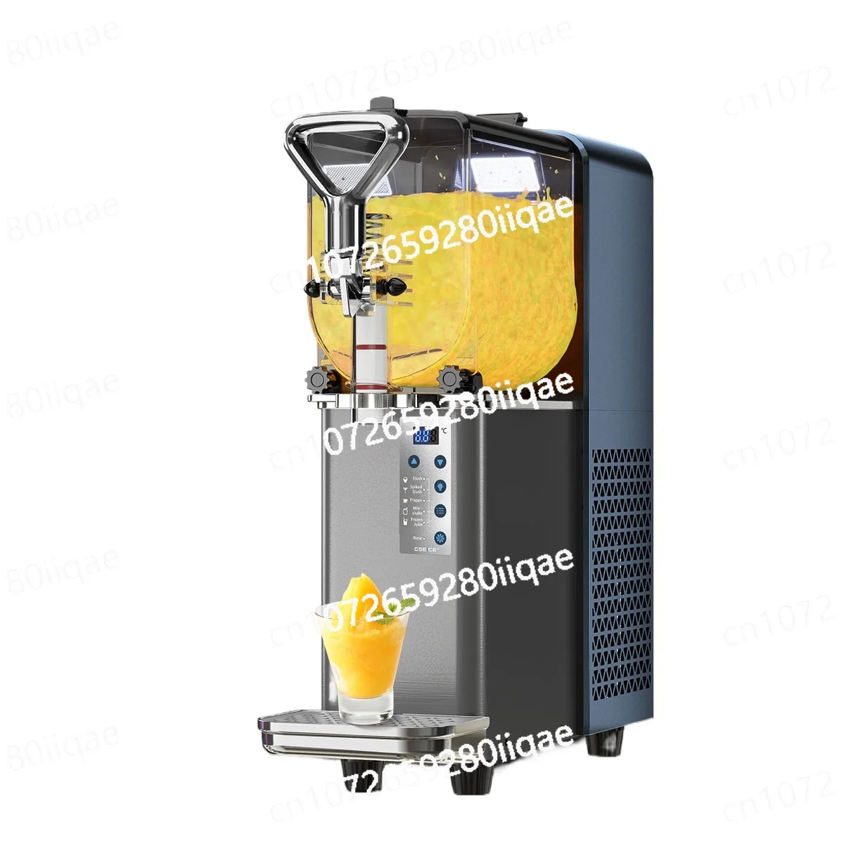 

Frozen Drink Juice Slush Making Machine Single Tank with LED Light 5 Modes 4L/ 1gal Home Ice Slush Machine Slush Maker Machine