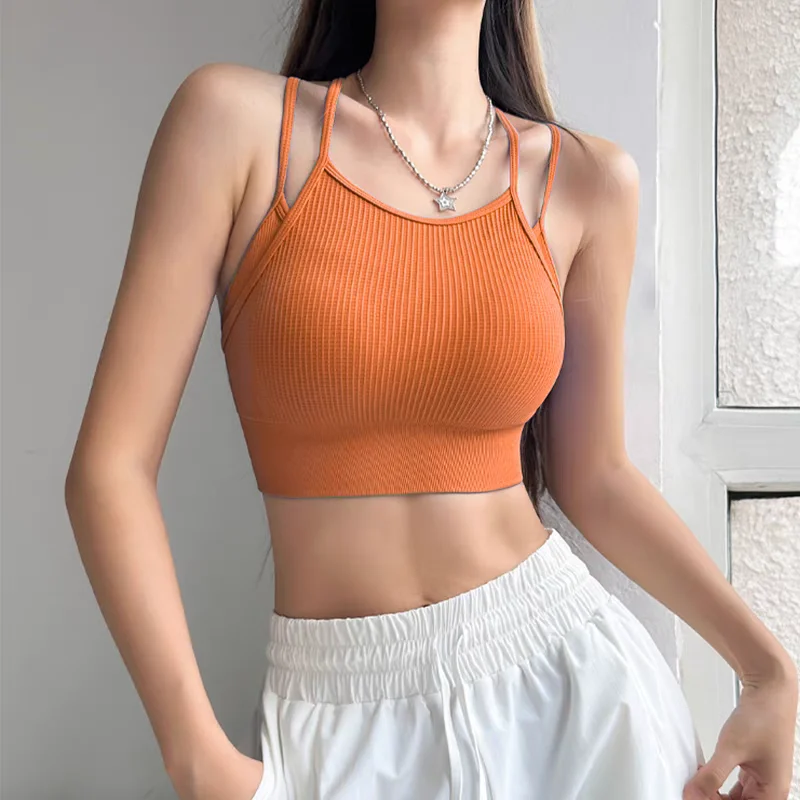 Dames Sportbeha Naadloze Beauty Back Sportbeha Sexy Yoga Fitness Top Sport Ondergoed Push-Up Bh Sportkleding Sport Top Vrouw