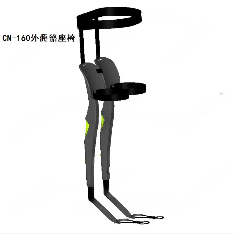 Exoskeleton Wearable Sports Lightweight Chair Fishing Folding Stool Outdoor Portable Travel Multifunctional Seat New