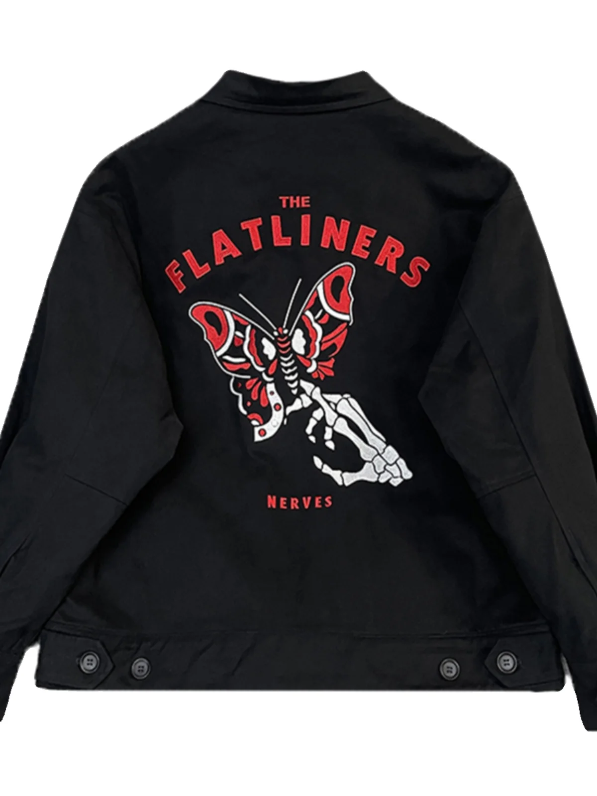 

Men's Heavy Embroidery Cotton Jaet Outerwear Loose Fit Autumn Winter Faion Streetwear ort Sle Long Sve Casual Coat