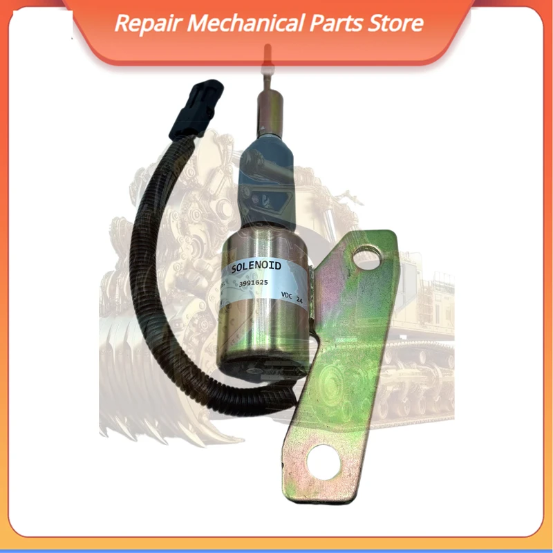 

24v Solenoid Valve Shut Off 3991625 Sa-4959-24 For Cummins 6bt 5.9l Construction Machinery Engines