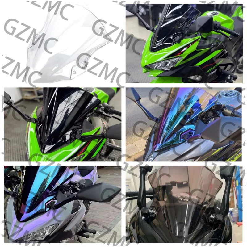Motorcycle For Kawasaki Ninja400 EX400 2018 - 2022 Wind Deflector Windshield Screen Ninja 400 2019 2020 2021 Windscreens