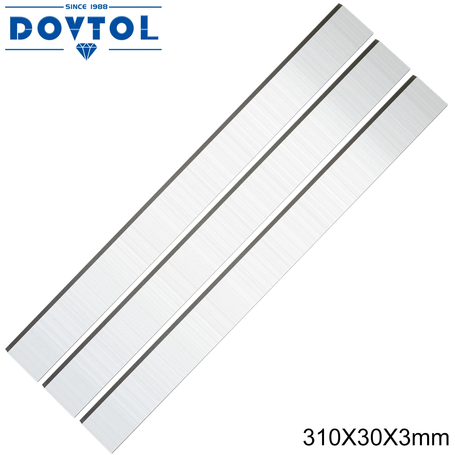 310x30x3mm Industrial Planer and Jointer Blades Knives Replacement for all 310mm Thickness Planer 3pcs