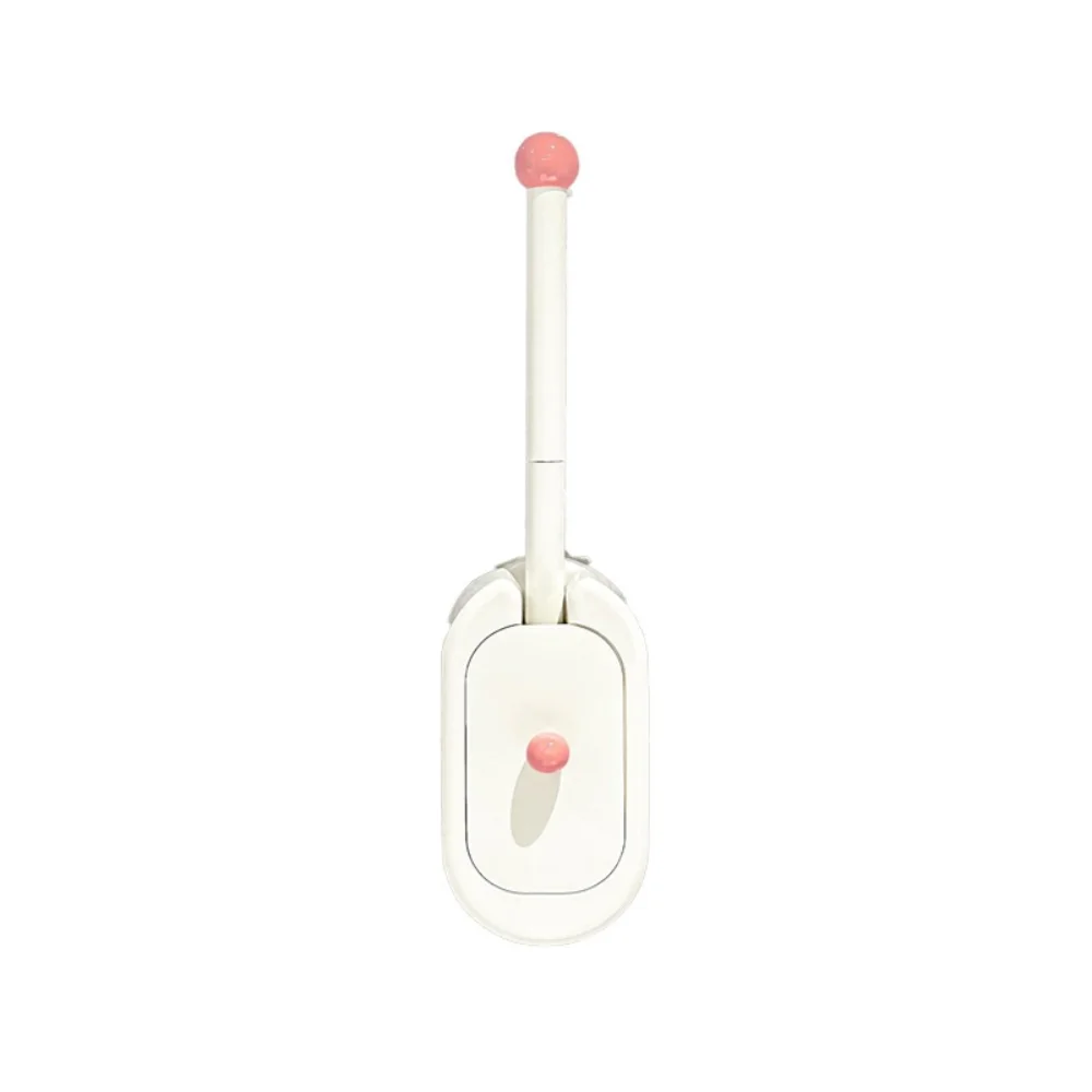 

Wall-mounted Toilet Cleaning Brush Plastic Silicone Brush Head Hanging Toilet Brush Fashion Long Handle Corner Cleaning Tools