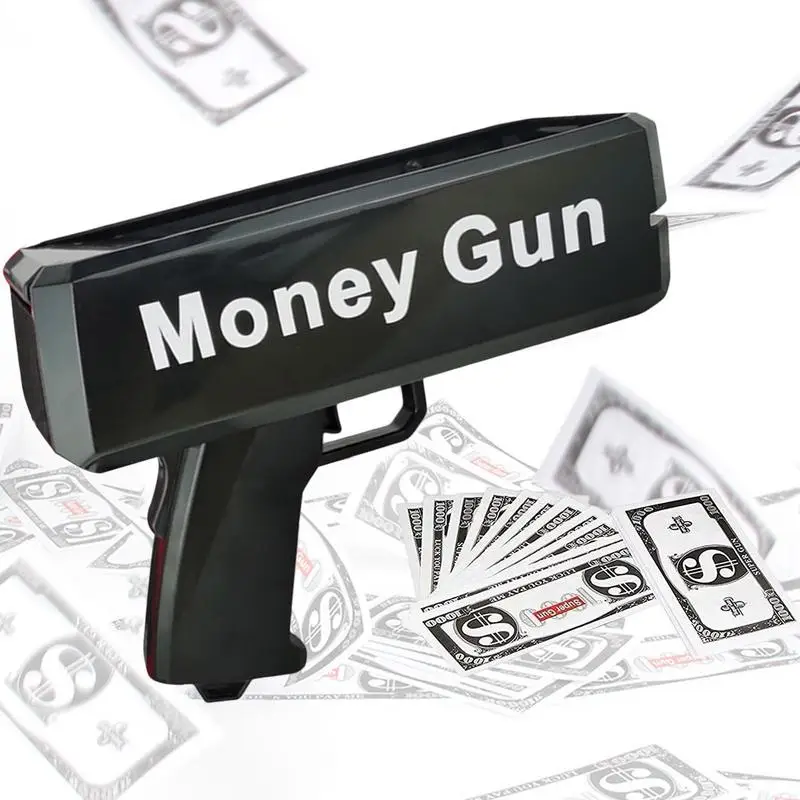 

Money Shooter Prop Money Shooter Fake Money Handheld Toy Make It Rain Cash Machine Cash Shooter For Game Night Club Movies Party