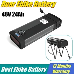 48V 20Ah Rear Rack Lithium ion Ebike Battery With Double Luggage Carrier for 1500W 1000W 750W 500W 20