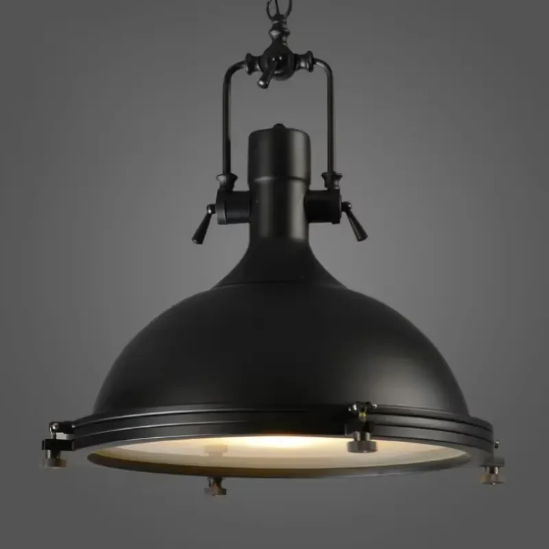 for 2026 Industrial Vintage D43CM Loft Pendant Lights Wrought Iron Retro Edison Hanging Lamp for Bar Living Kitchen Dining