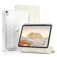 ZOYU para iPad Air 4 Air 5 Air 6 A16 11th M2 M3 iPad Pro 11 12,9 13 10 Gen 10,2 9th 8th 7th Mini 7 6 funda inteligente con portalápices