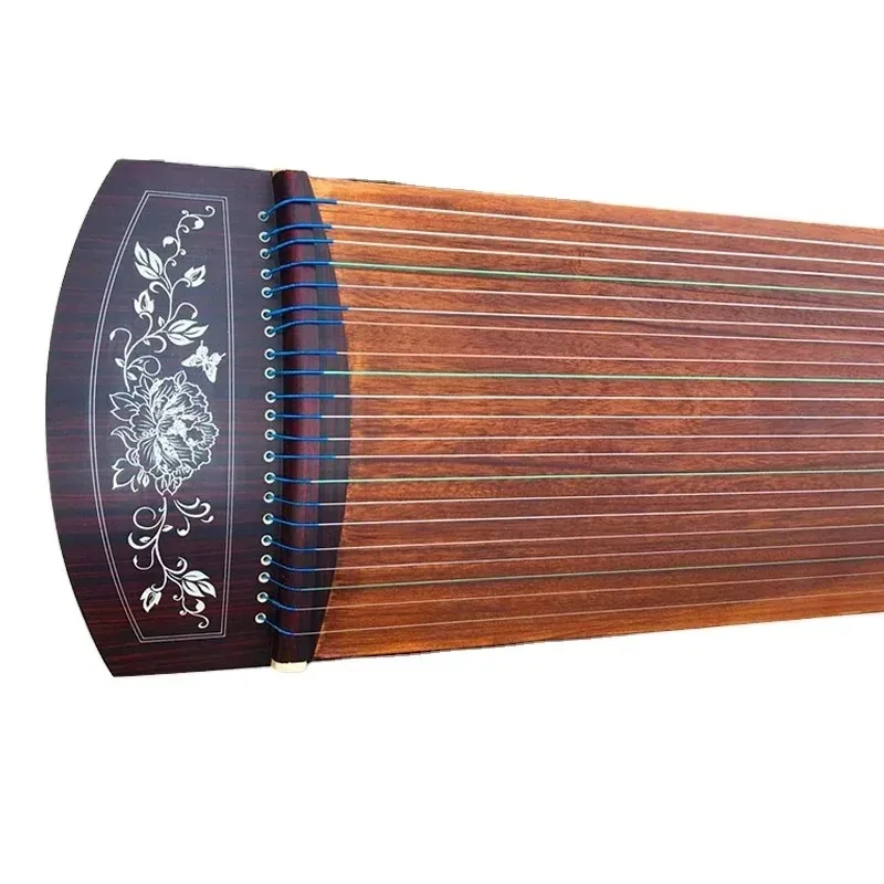 

Hooqu Factory Direct Sales 1.25 Meters Ebony Gold Peony Flower Zither Listening To The Rain And Watching The Lotus Series Zither