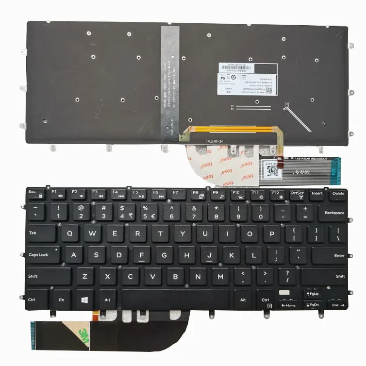 

New US Keyboard FOR DELL XPS 15 9550 9560 laptop keyboard Backlight