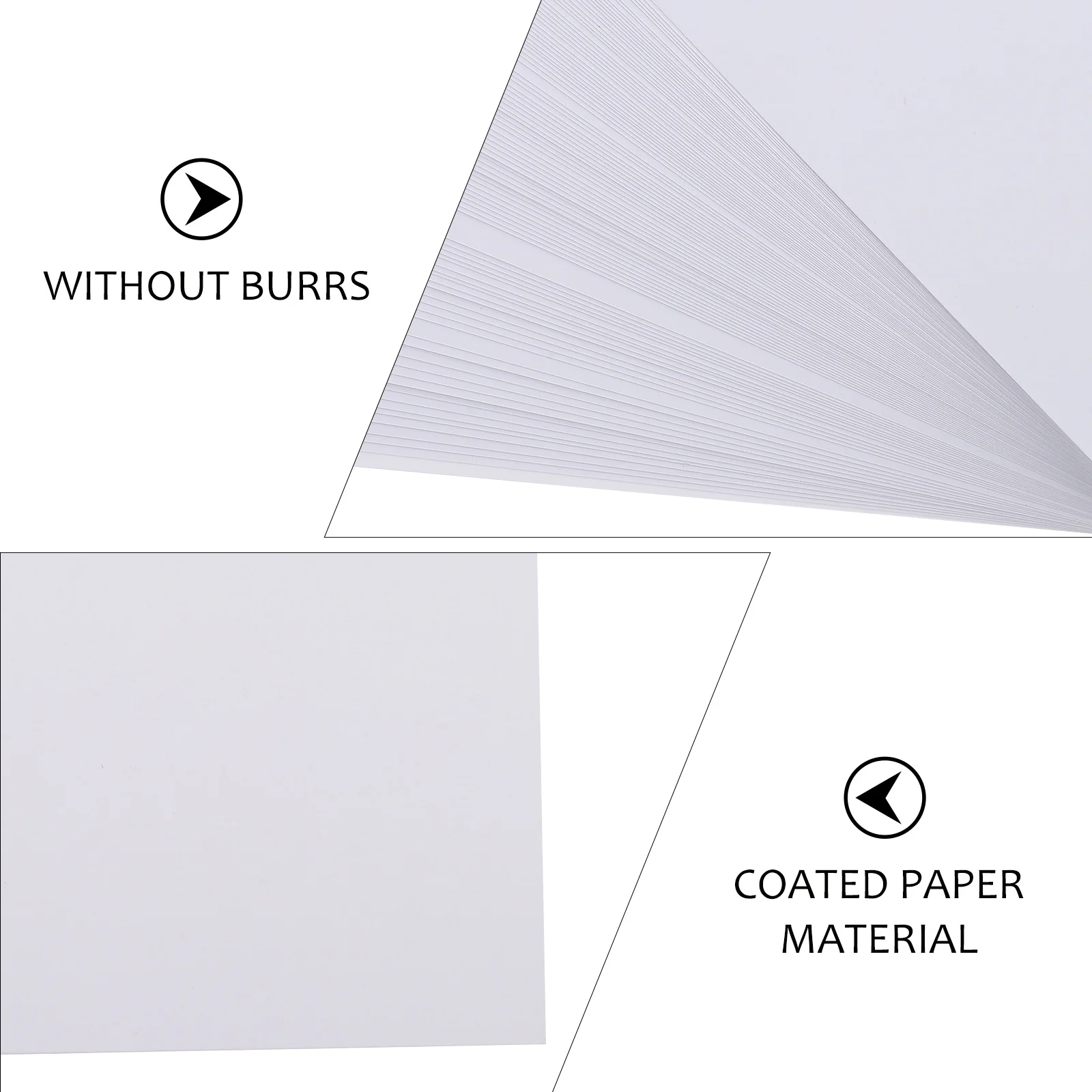 

100 Sheets Professional High Glossy Photo Printing Paper Digital Color Printing Paper A5 Size for Photo Prints Business