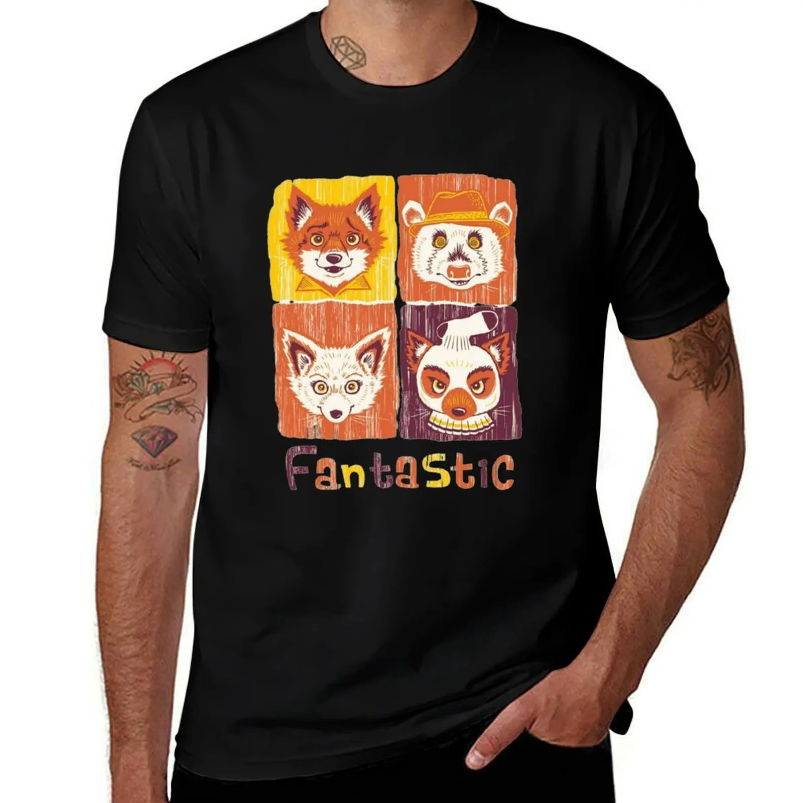 

fantastic mr fox classic T-Shirt cotton t shirt man anime tshirt T-Shirt