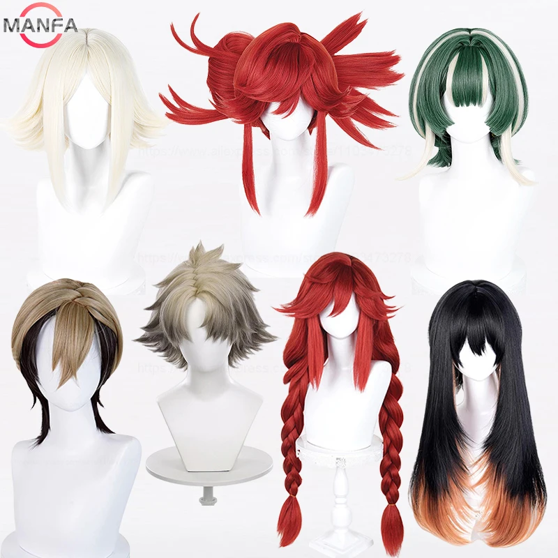 

Косплей-парик Gachiakuta Anime Rudo Zanka Riyo Reaper Guita Eishia Stilza Amo Empool, короткий, термостойкий, синтетический