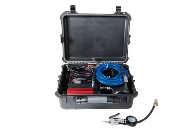 Twin Cylinder 4WD Automotive Air Compressor Tire Inflatable Air Compressor Kit