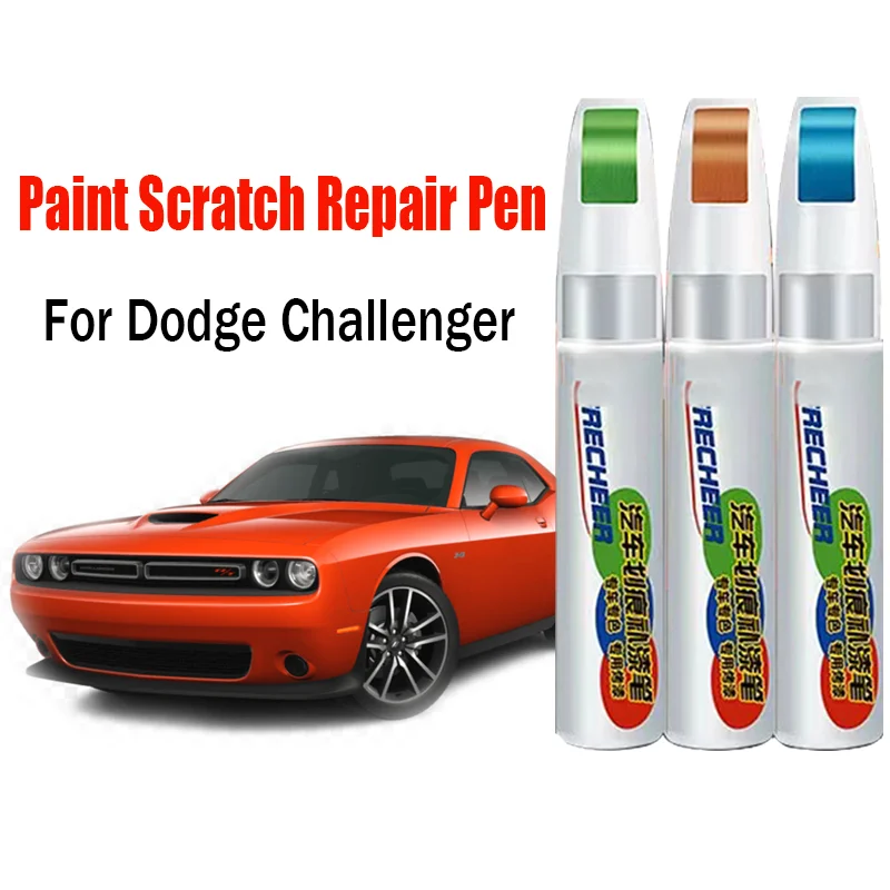 Stylo de retouche de réparation de rayures de peinture de voiture pour Dodge Challenger, dissolvant de rayures de peinture, accessoires d'entretien de peinture de voiture