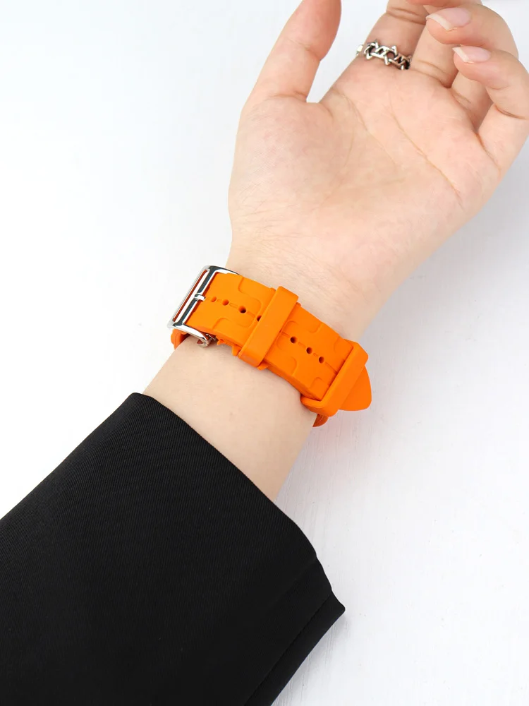 갤럭시 시계 7/FE/5/pro/6/4/클래식/3/액티브 2/기어 s3 20mm 22mm 시계 팔찌 화웨이 시계 GT/5/4/3/2 스트랩용 실리콘 밴드