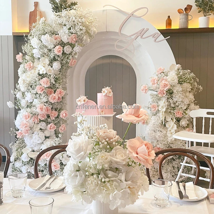 Customized Metal Wedding Flower Arch Frame Wedding Props Stage Background Floral Arch Wedding Decoration