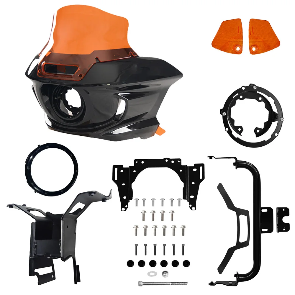 

Club Style Fairing For Softail M8 Low Rider S Low Rider 2018+ With Colorful Windshield / Deflector