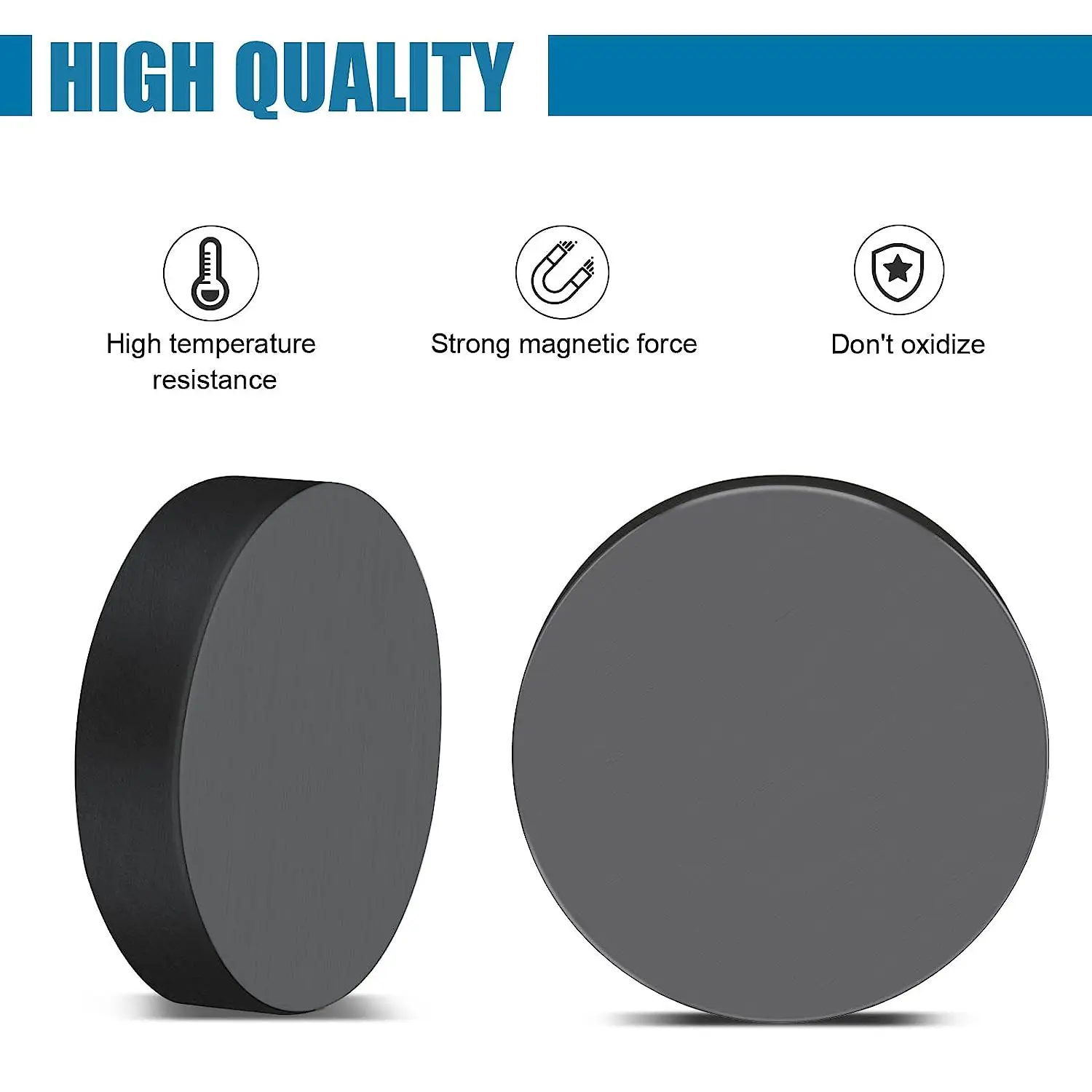 5~30pcs 20x5 Y30 Ferrite Magnet Round Black Strong Magnetic Rare Earth Permanent Magnets Industrial Crafts Refrigerator Magnets