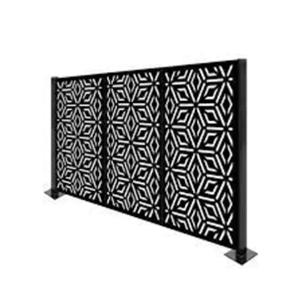 Modern Room Divider Laser bathroom Cut Metal Screen Separate Partition Wall Case Classic Customized Steel Wall Panel Screen