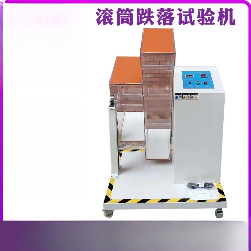 Roller Drop Tester Electric Repeated Tumbling Drop Tester Plug Wire Single Drum Drop Tester