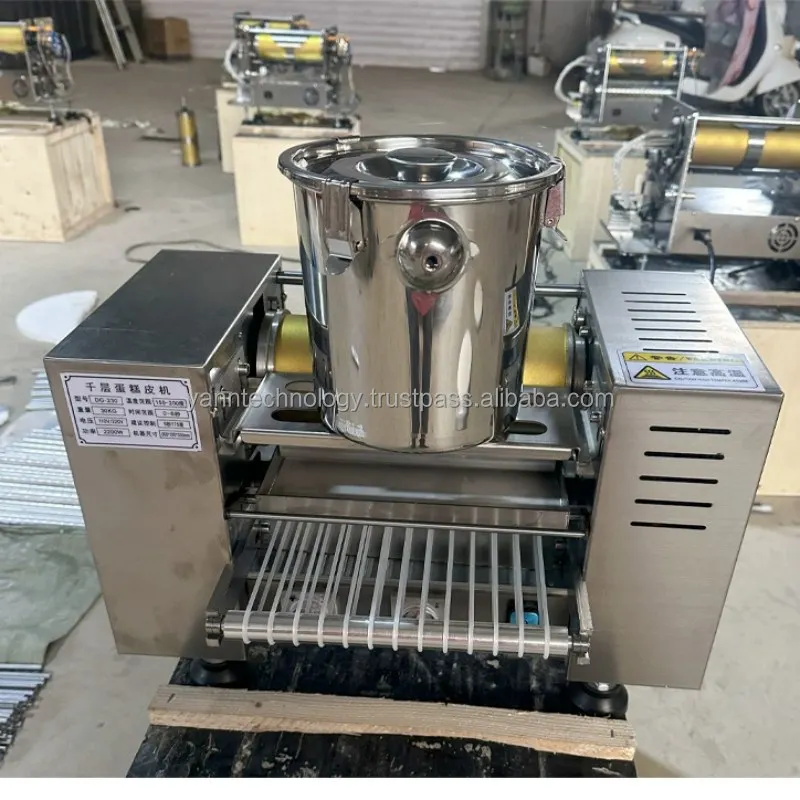 Commercial Electric Thousand Layer Mini Cake Topper Injera Machine Mille Pancake Spring Rolls Crepe Maker Make Machine