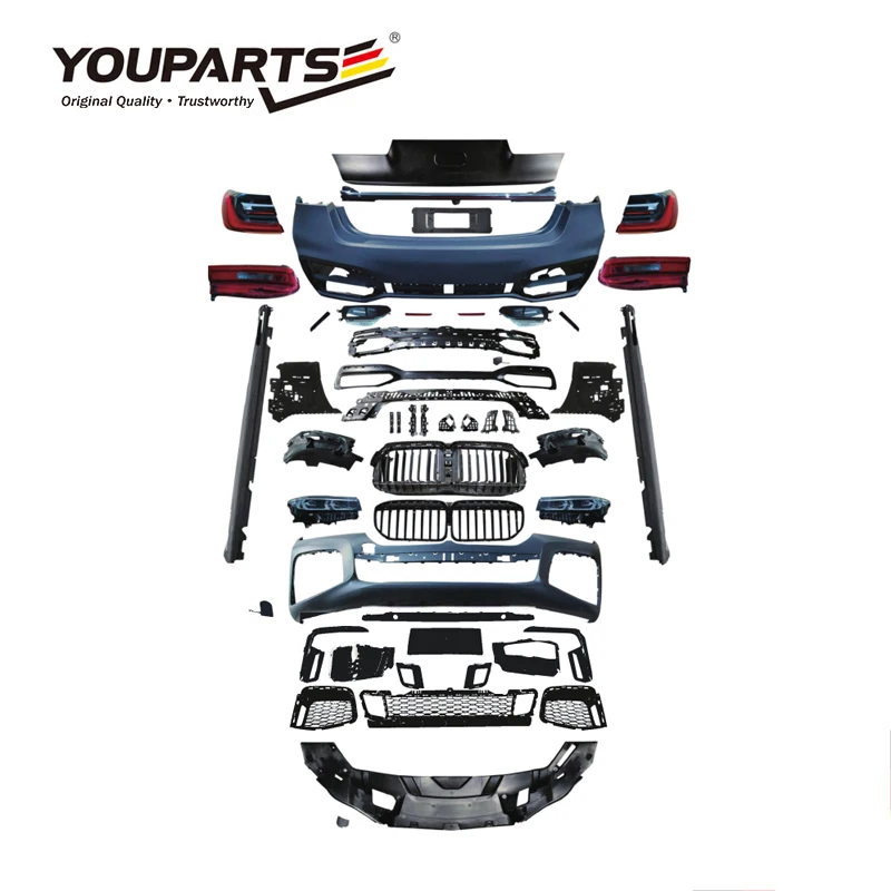 YOUPARTS M8 Body Kit Body Set for BMW 7 SERIES G11/G12 Kit Bodykit Car Facelift Body Parts Auto Accessories Euro Car Bumpers