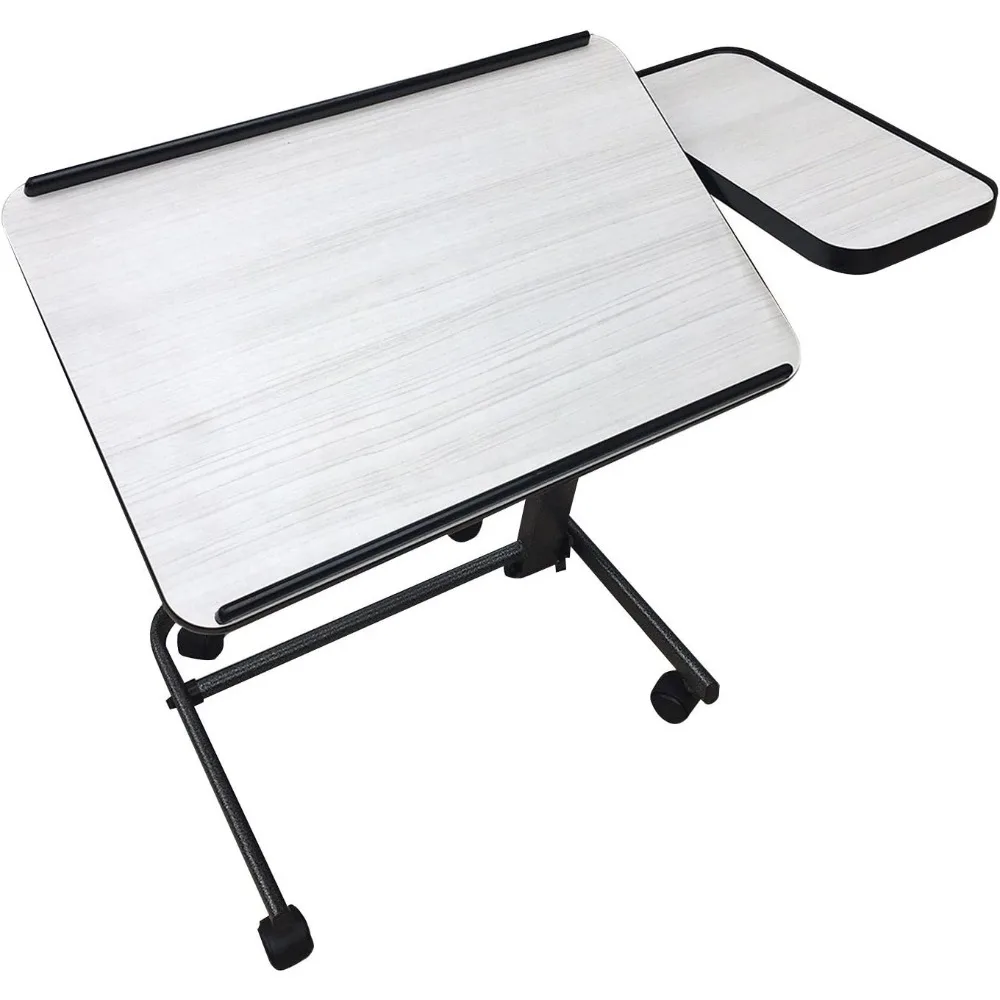 Professional Laptop Table, Tilting, Height Adjustable with Casters. Split Top for Maximum Vesatility. Folds for Easy Storage