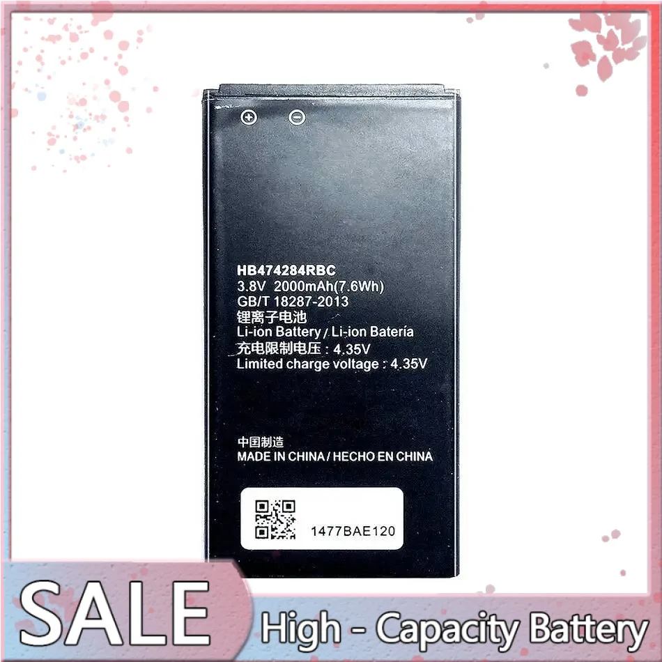 

Аккумулятор мобильного телефона HB474284RBC 2000 мАч для Huawei Honor 3C Lite C8816 C8816D C8817 Ascend G521 G615 G620