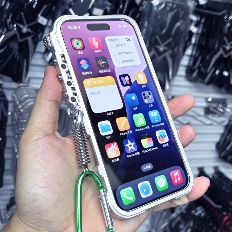 Metalowe etui z ramką aluminiową, odporne na wstrząsy, do Xiaomi Redmi Note 15 Pro / Redmi Note 15 Pro+ — zdjęcie produktu 3