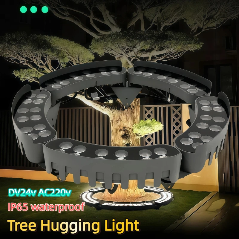 

Home Garden Tree Hugging Lighting LED Landscape Light Fixture 12W 1PCS DC24V AC220V Outdoor Spotlight Tree Ground Lamp for Yard