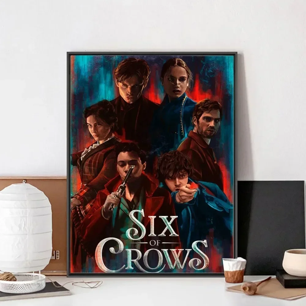 Welcome To Ketterdam Six of Crows Poster Kraft Club Bar Paper Vintage Poster Wall Art Painting Bedroom Study Stickers