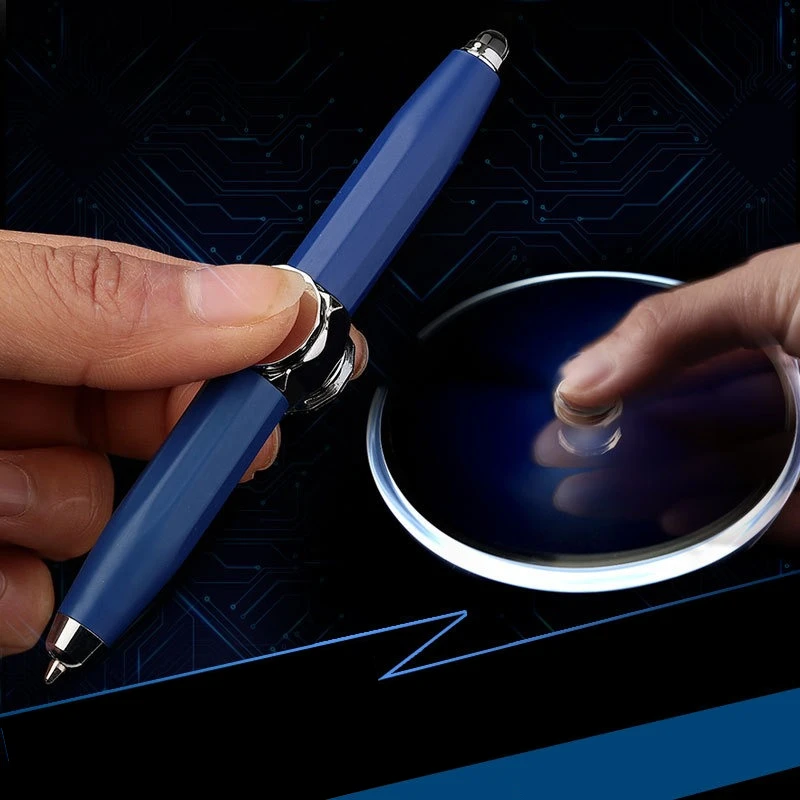 

Светодиодная вращающаяся ручка на кончике пальца, беспокойство, декомпрессия, гироскоп, металлическая шариковая ручка, гироскоп, ручки для письма, школьные ручки для детей и взрослых