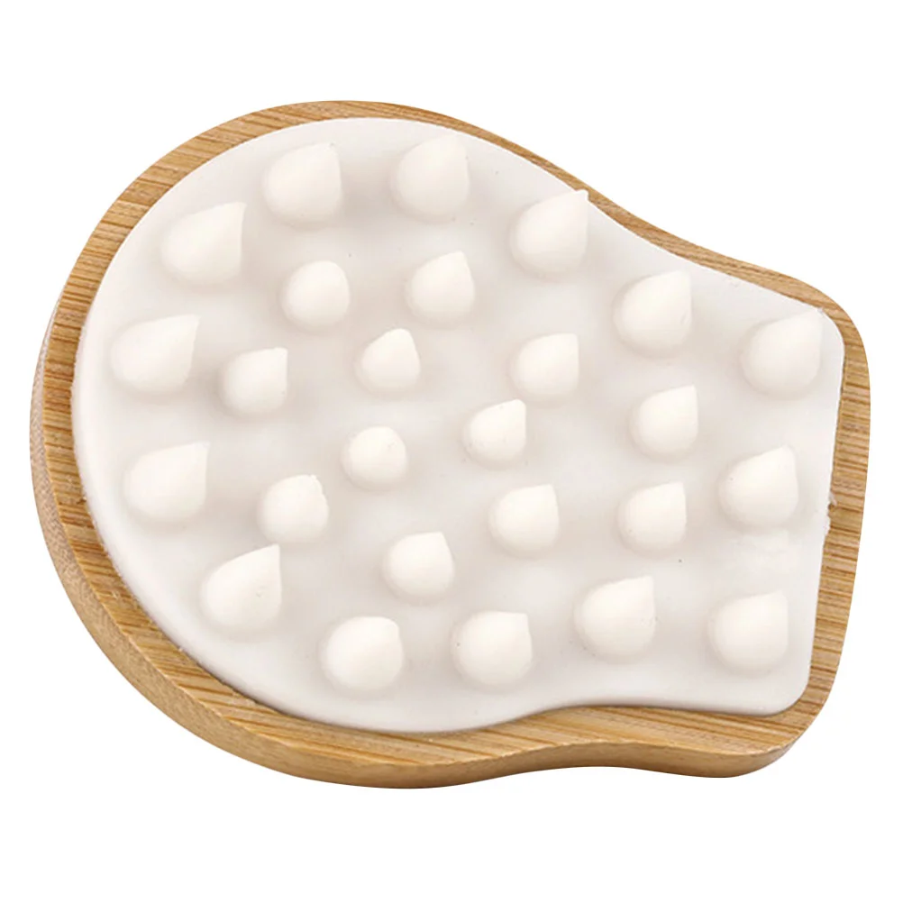 

Hair Scalp Brush Wood Scalp Exfoliator Scalp Shampoo Brush Massage Hair Brush Wooden Wet Dry Hair Scalp Care Brush Scrubber