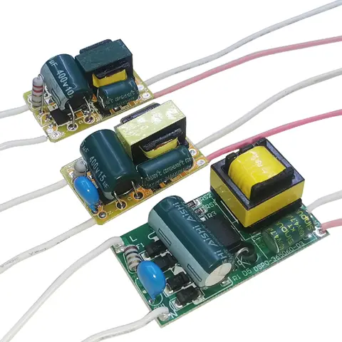 8-24w 18-36w 36-50w led driver transformador adaptador de fonte de alimentação 280ma-300ma led unidade de alimentação de driver de corrente constante não isolada