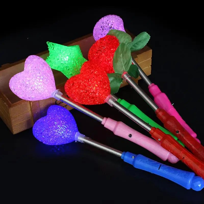 

Wand Glowingstick Glow Party Fairy Music Flashing Birthday Dark Luminous Kidslight Star Sticks Favors In Children