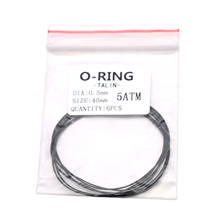 Детали часов, задняя крышка часов, водонепроницаемое кольцо, уплотнительное кольцо, нижнее скрытое кольцо, эластичное резиновое кольцо в штучной упаковке 0,5.