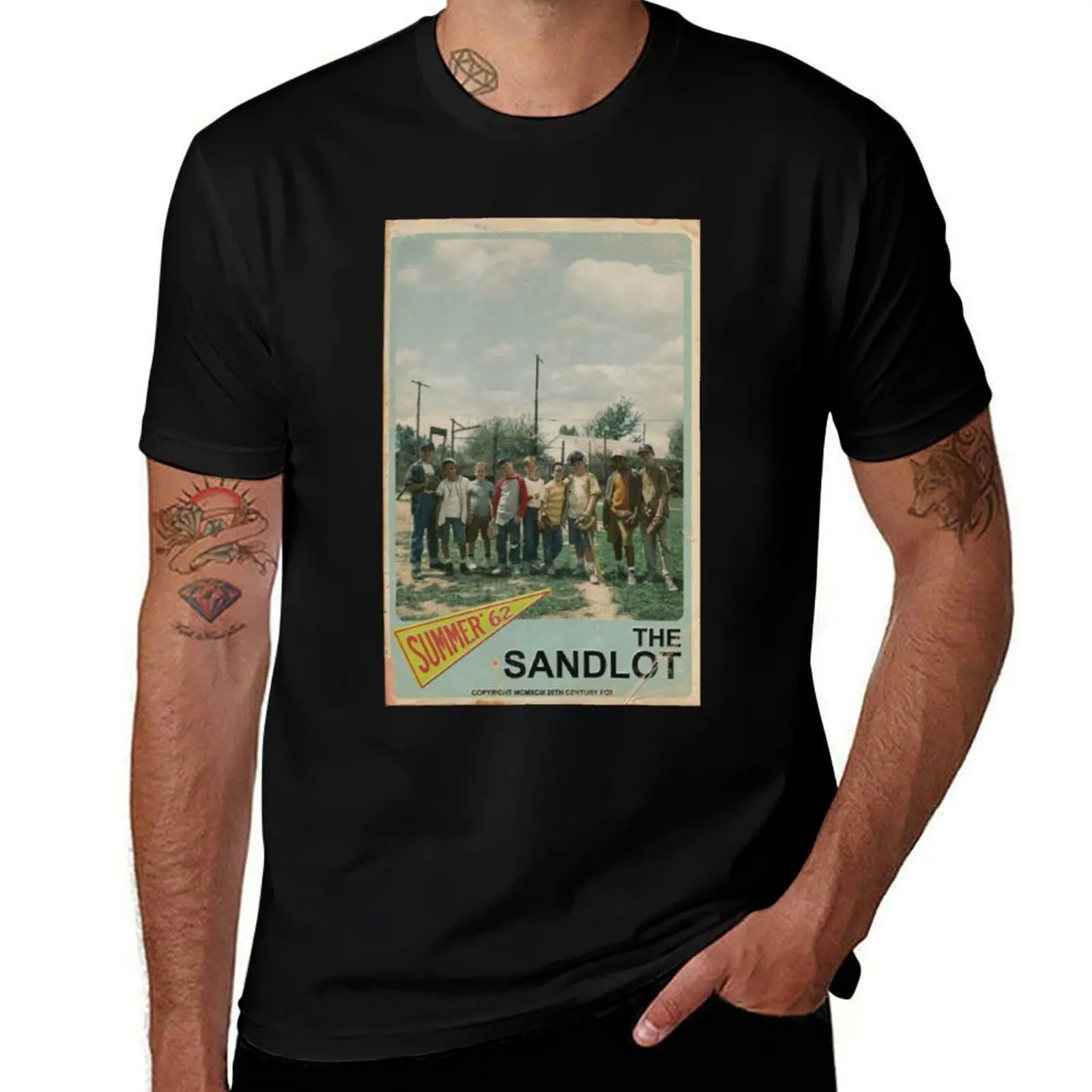 The Sandlot Card Tee T-Shirt cheap stuff anime shirt mens cotton t shirts