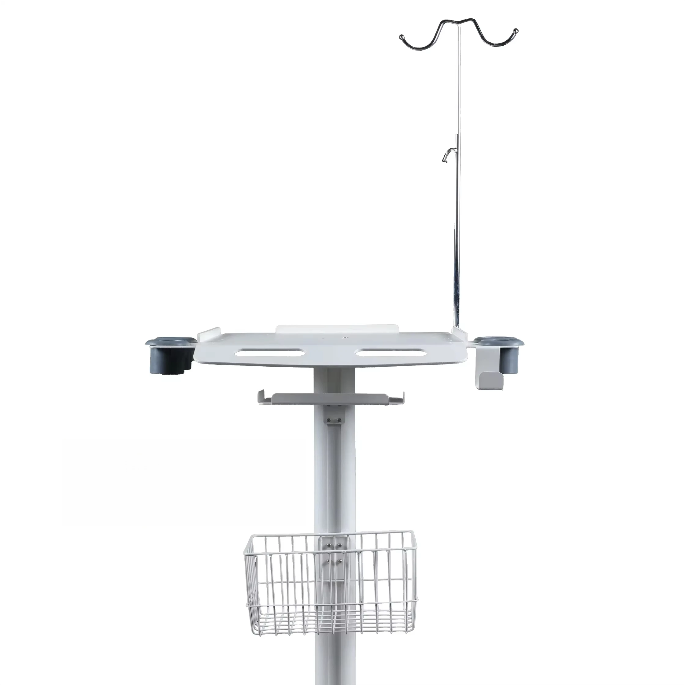 Medical Convenient Medical Product Transfer Medicine Cart with Infusion Rack and Sliding Wheel