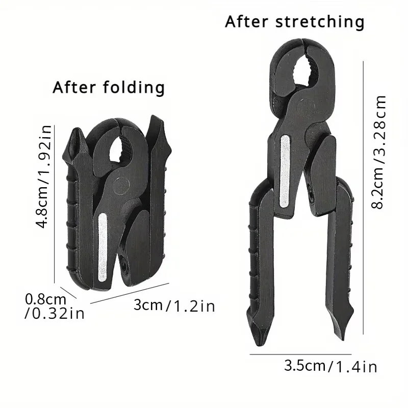 

5 In 1 Multifunctional Tools Plier Stainless Steel Folding Mini Multi-Purpose Pliers Outdoor Camping Edc Portable Small Knife