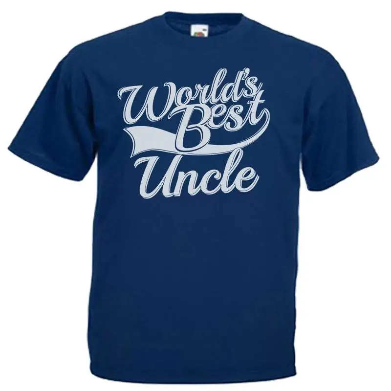 تي شيرت رجالي أفضل هدية العم في العالم للبالغين 12 لونًا مقاس S 3XL #1
