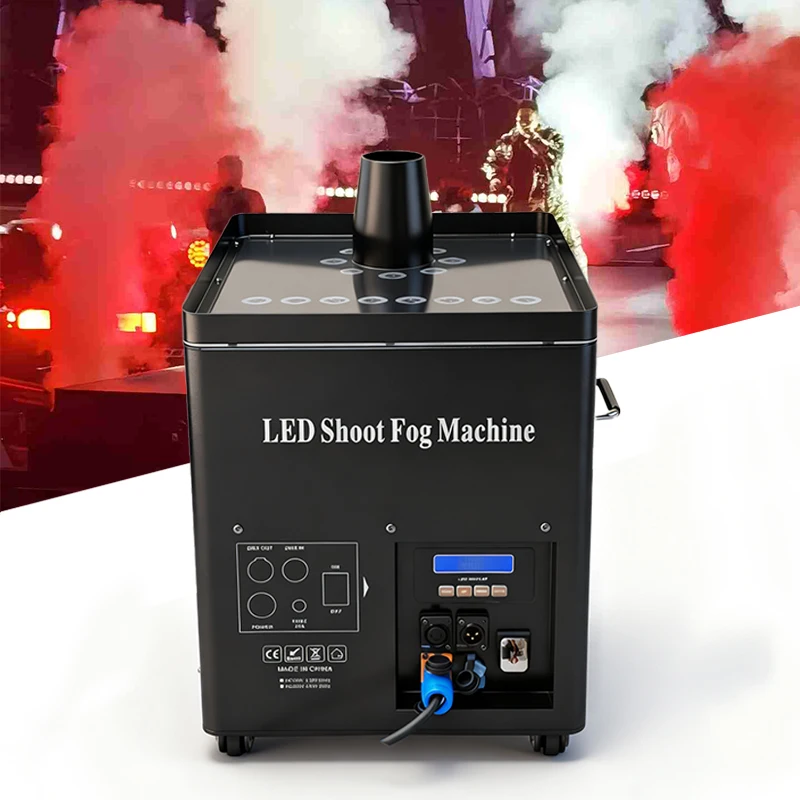 

Igracelite 3000W Rainproof RGB LED Smoke Fog Jet Air Gas Column Machine for Large Stage Concert Show Events