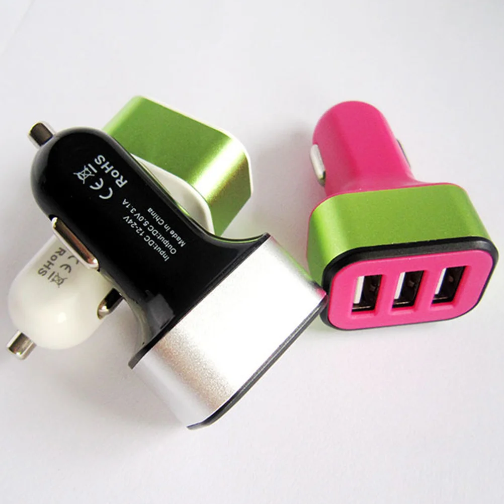 Usb 2.1A Fast Charging Adapter For Phone Tablet Cup Holder Use Aluminum Alloy Mini Design Safety Protection Usb