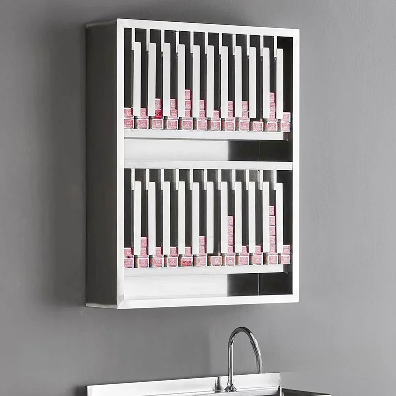 Chaodian Barber Shop Hair Salon Special Dyeing Cream Display Rack Dyeing Cream Storage Rack Hair Shop Stainless Steel