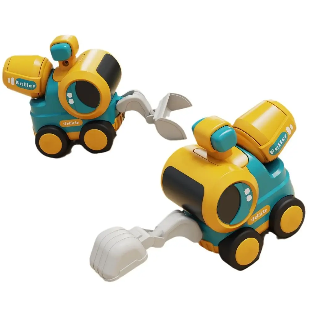 Interesting Plastic Children Engineering Car Toy Vehicles Classic Excavator Toy Funny Tractor Road Roller Toy Kids