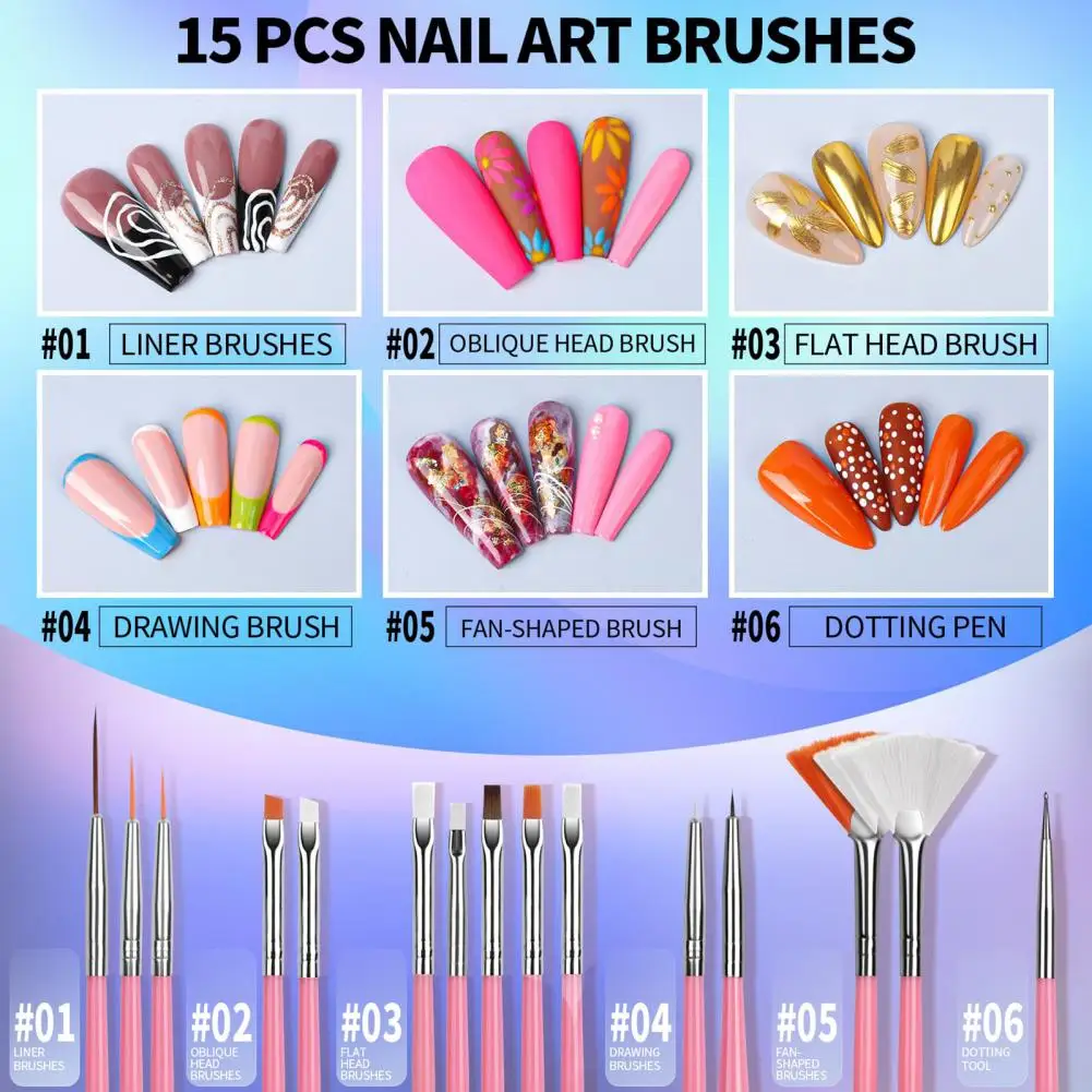 set-di-23-pennelli-per-manicure-in-nylon-di-alta-qualita-con-supporto-per-unghie-pinzette-e-strumenti-per-unghie-a-doppia-punta-15-pennelli-per-nail-art-e-strumenti-per-applicare-decorazioni