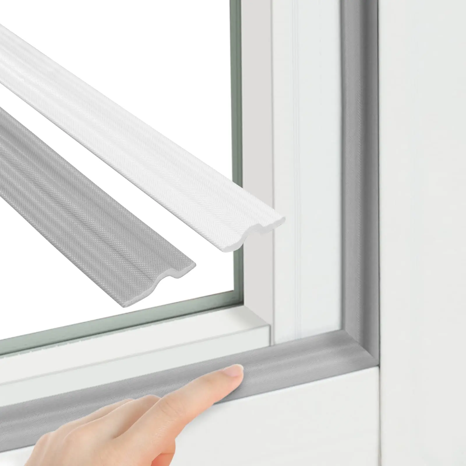 Casement Window Draft Stopper Door Gap Blocker Dustproof Soundproof Weather Stripping Self-Adhesive Noise Insulation Seal Strip