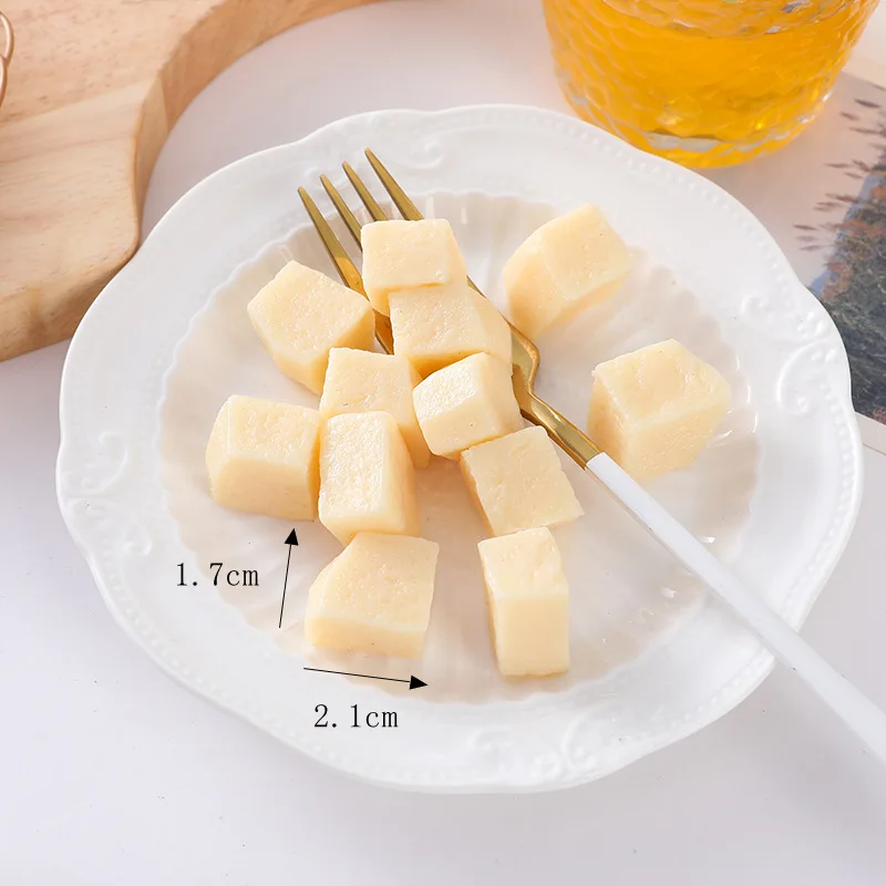 Simulation Frucht scheiben künstliche Apfel Zitrone Mango Wassermelone Eiswürfel Yangberry Himbeere Modell gefälschte Shooting Requisiten 10 teil/los – Detail 4