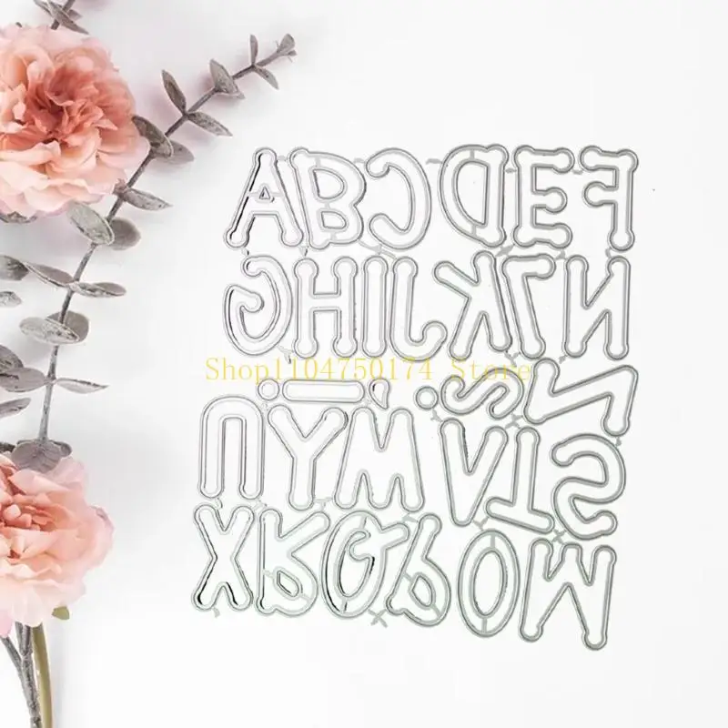 Cuchillo de corte de Metal, molde con letras, cuchillo en relieve de acero al carbono, plantilla para álbum de recortes, troqueles en relieve decorativos, plantilla, superventas